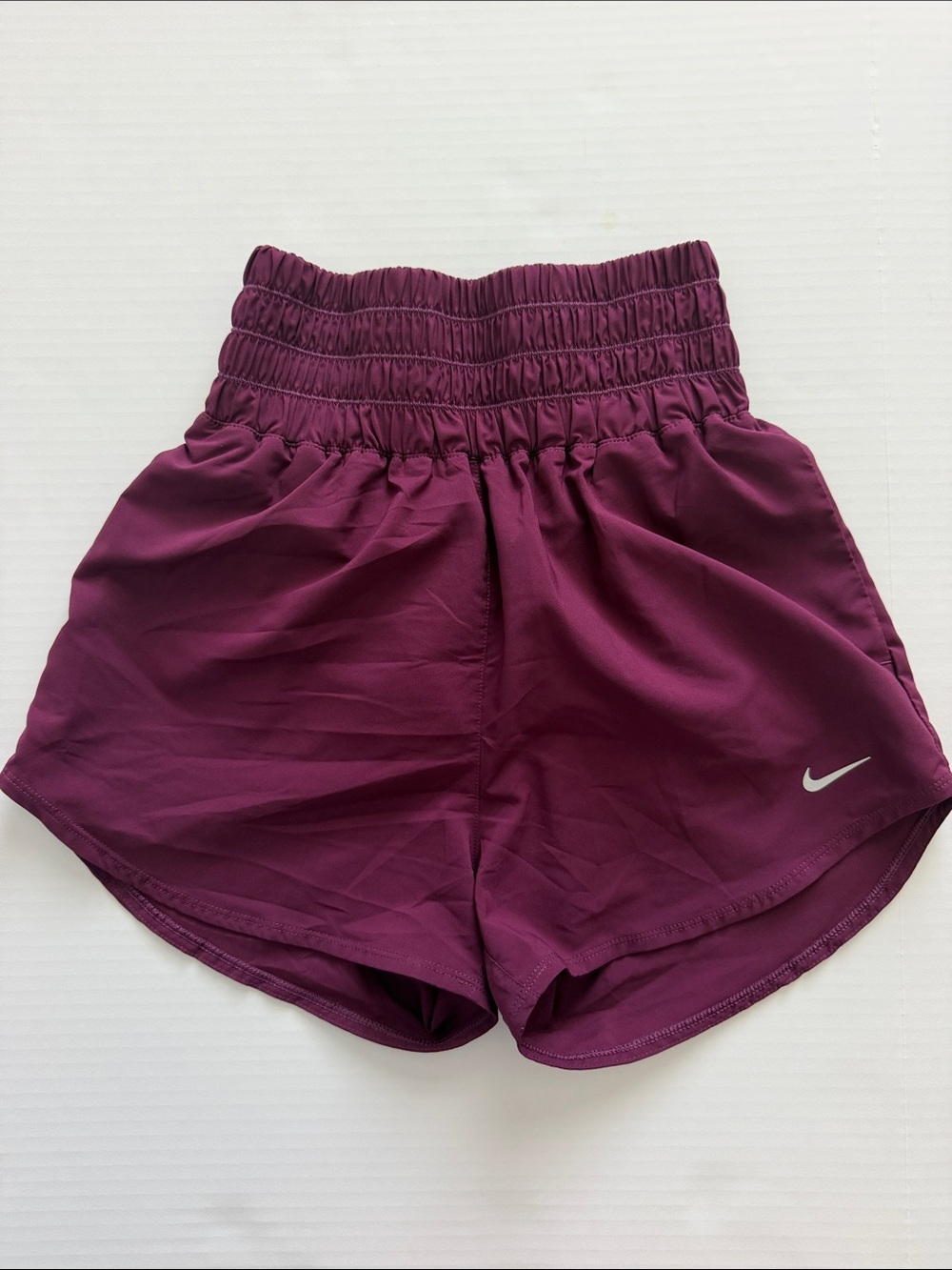 Nike Women’s Plum Athletic Shorts with Elastic Waistband SMALL